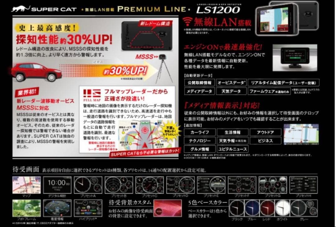 レーザー＆レーダー探知機