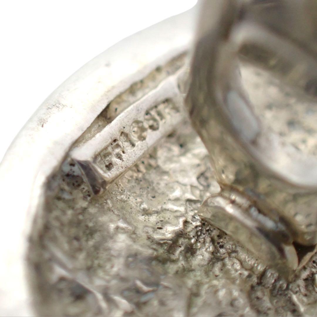 レア ティファニー クロコ モチーフ カフス メンズ 925 シルバー 3961