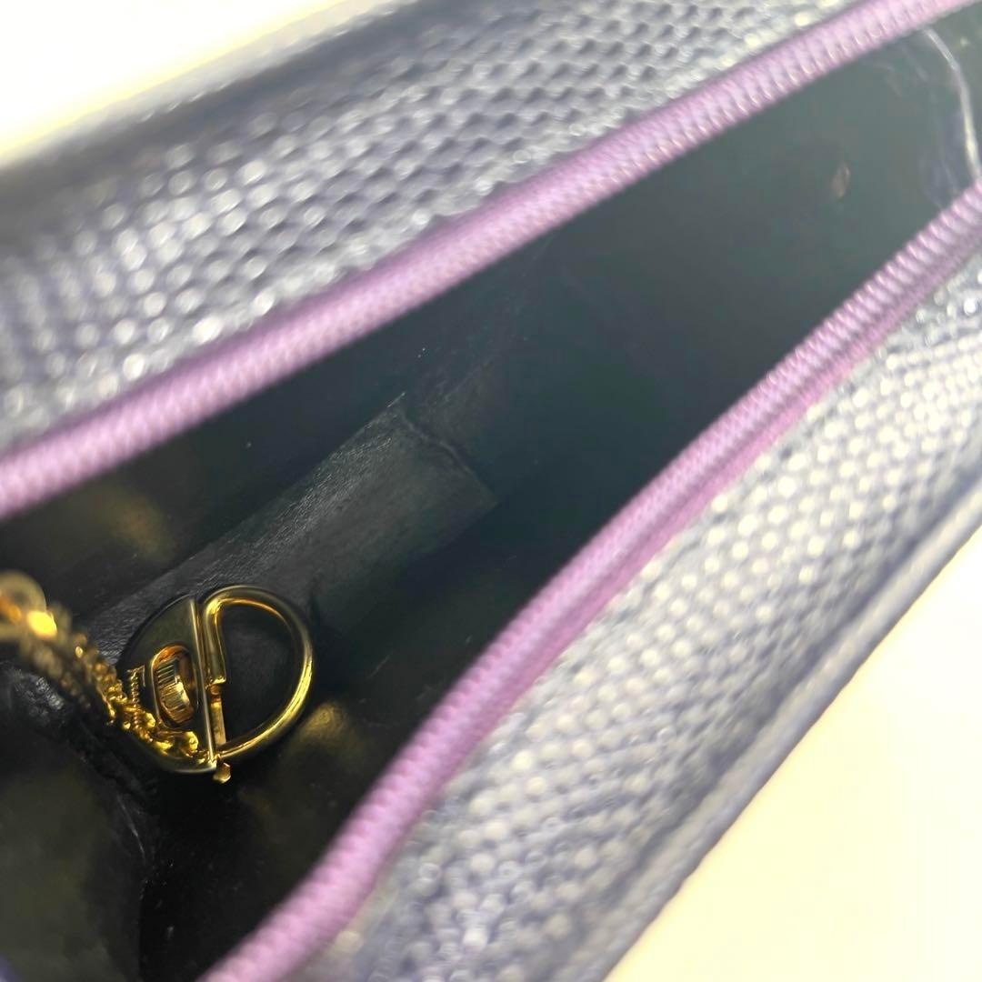 Salvatore Ferragamo フェラガモ ヴァラリボン ポーチ 紫