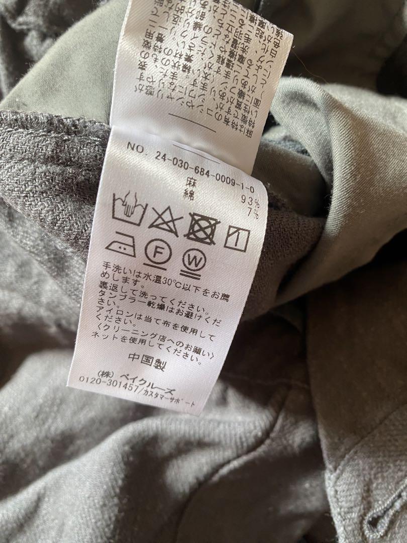【FOLL / フォル】charcoal washed all in one