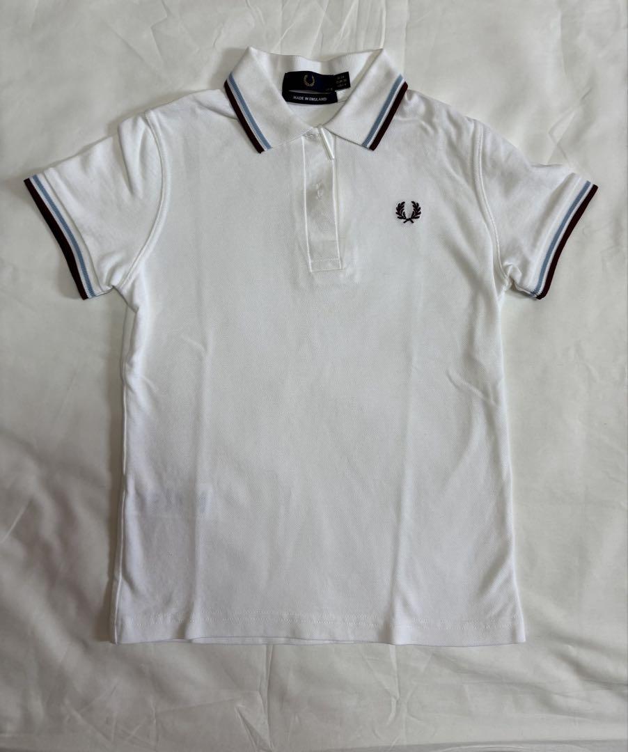 Fred Perry ホワイト ポロシャツ S
