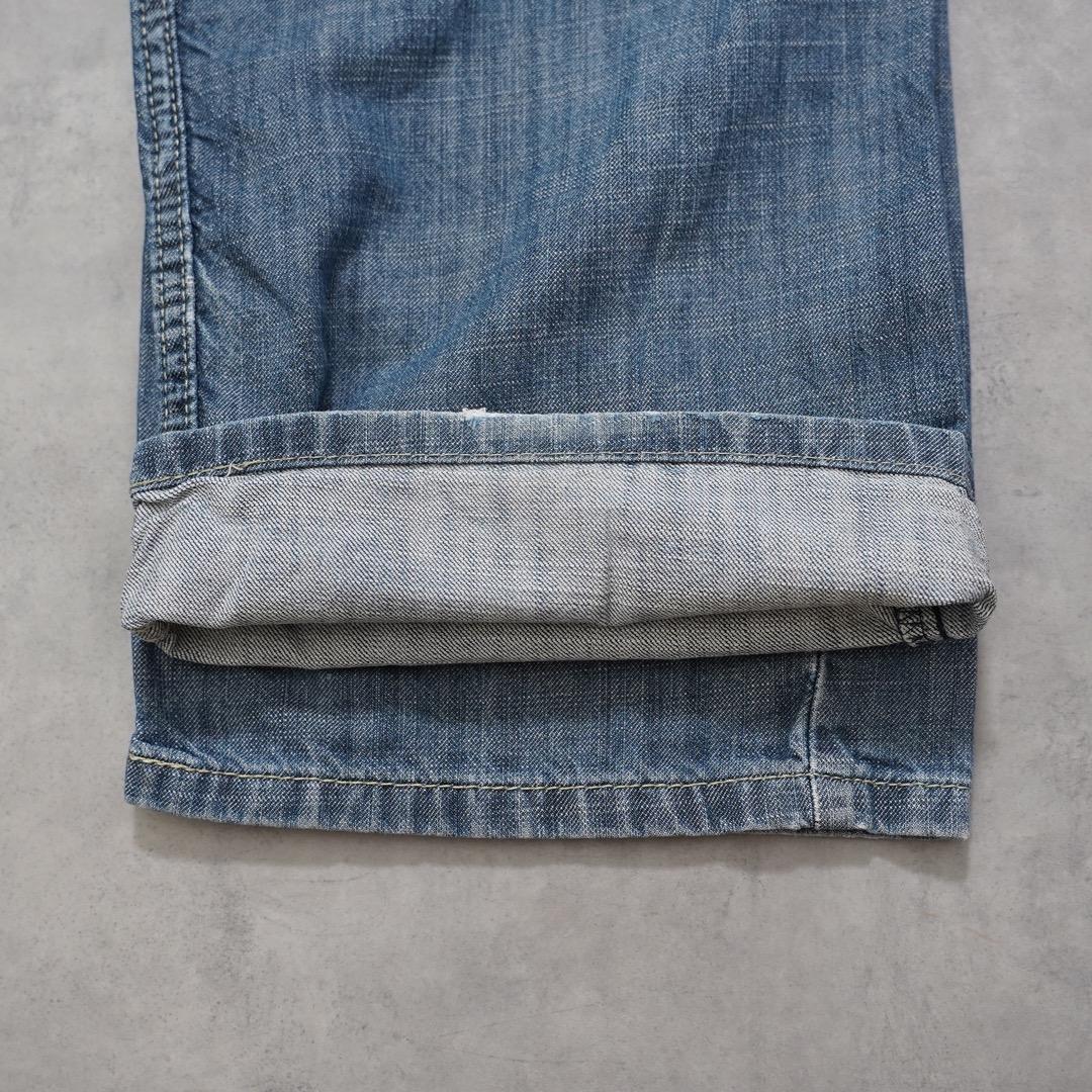 リーバイス569 Levis W34 ブルーデニム 青 古着 ボトム 15728