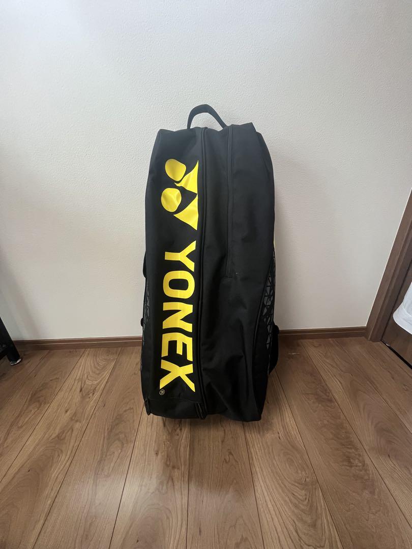 値引きあり！！YONEX バドミントンバッグ 黒/黄色