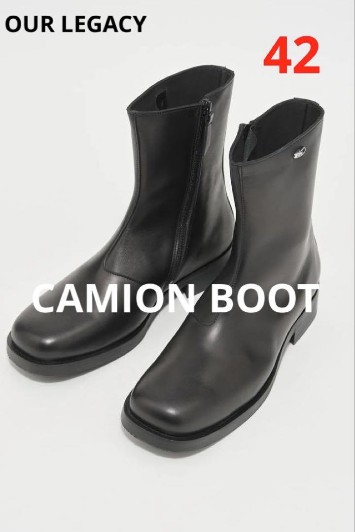OUR LEGACY CAMION BOOT BLACK 42