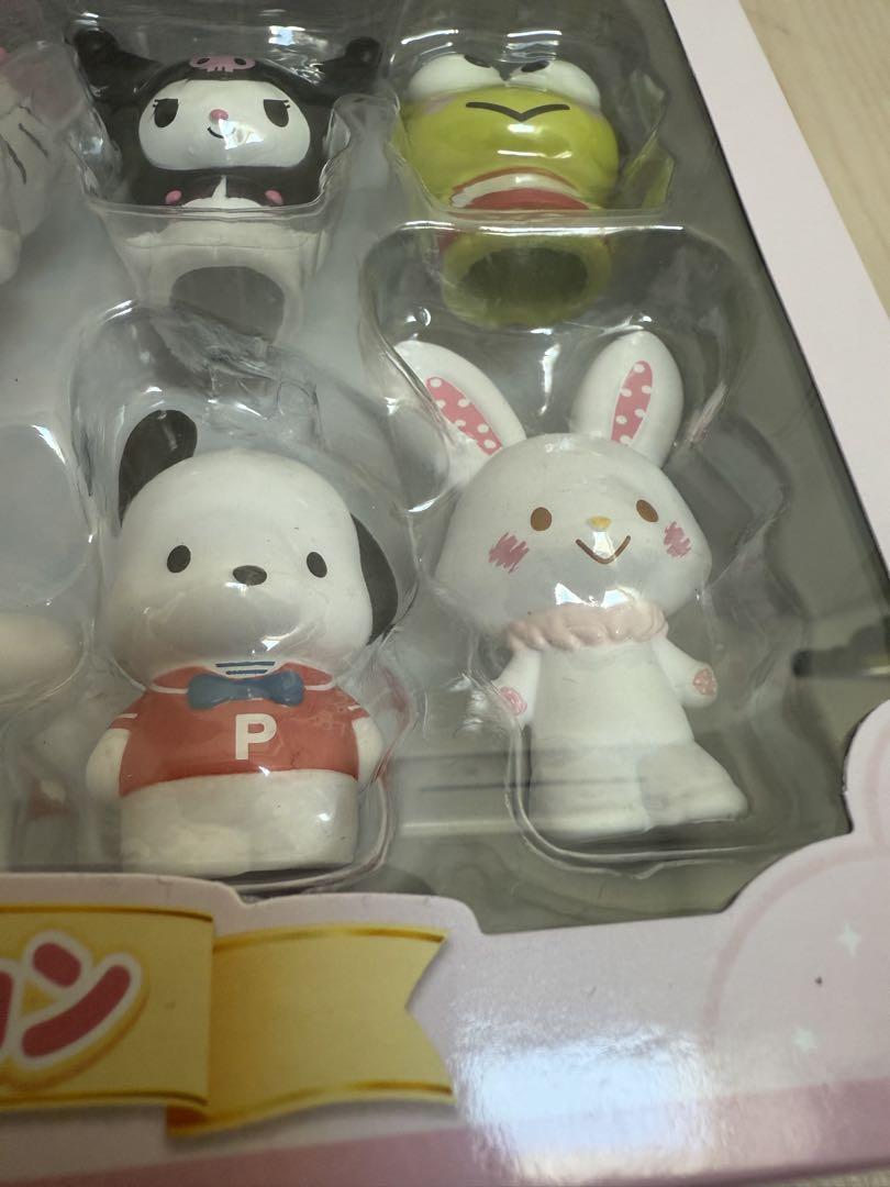ソフビマスコットセット　ピューロランド　サンリオ　指人形　おもちゃ　キャラクター