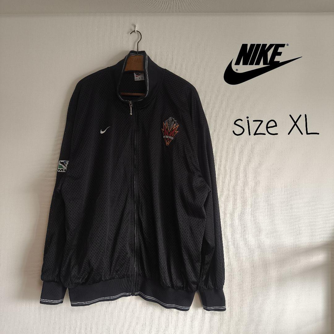 90s 00s　NIKE　メッシュ　フルジップジャケット　MLS　XL