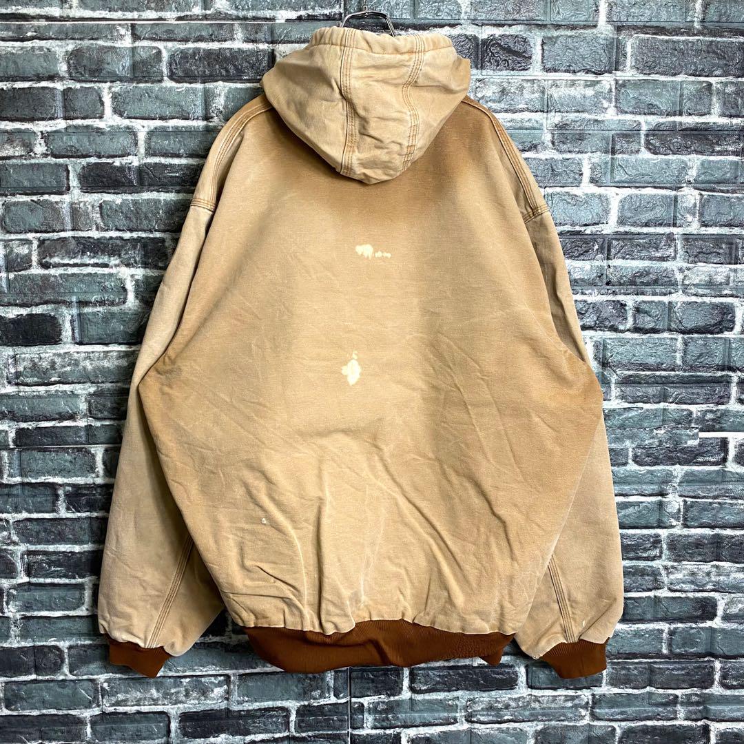 カーハート☆アクティブパーカー 古着 90s USA製 ダックパーカー