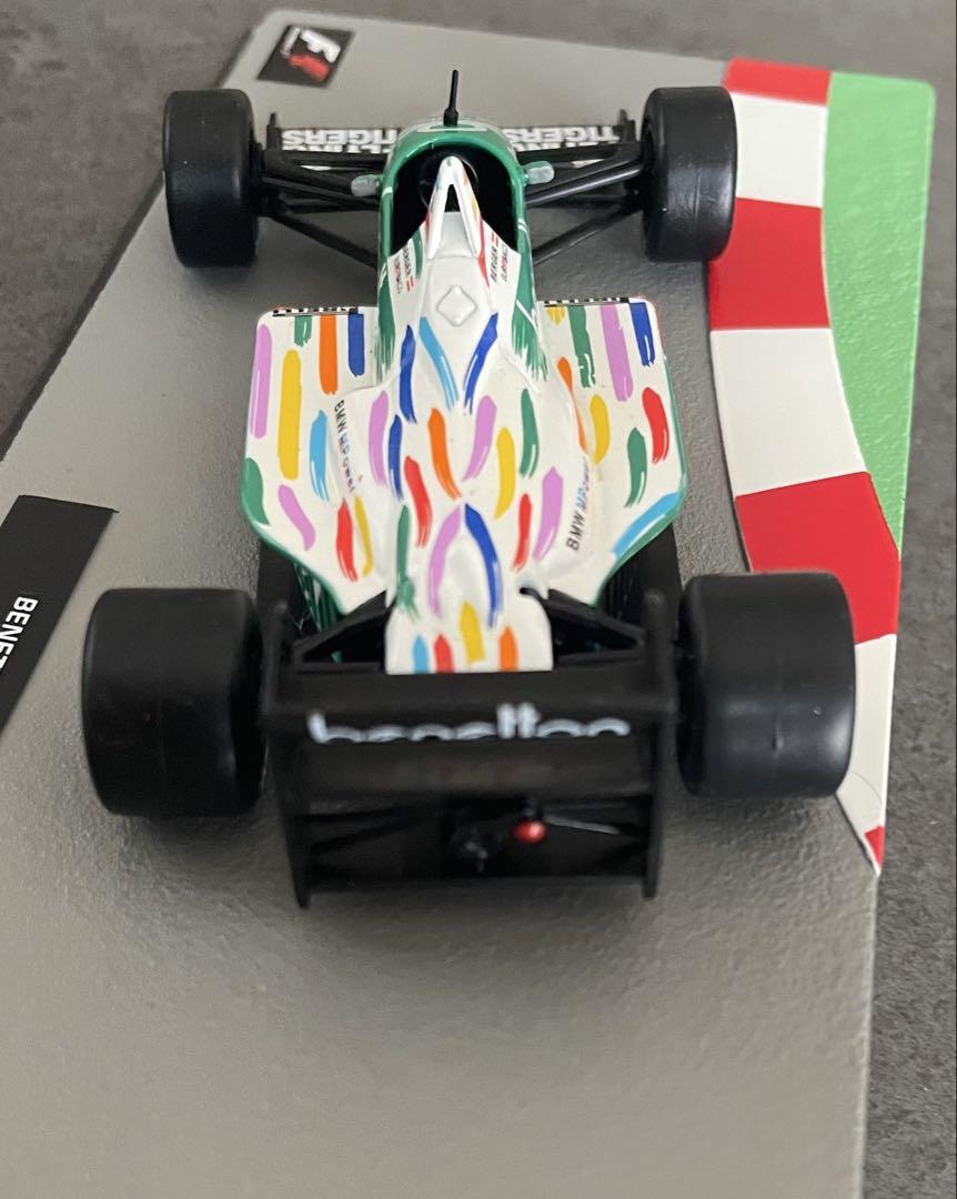ベネトン B186 1986 ミニカー ゲルハルト・ベルガー Ixo 1:43 レーシングベネトン B186 1986 ゲルハルト ベルガー