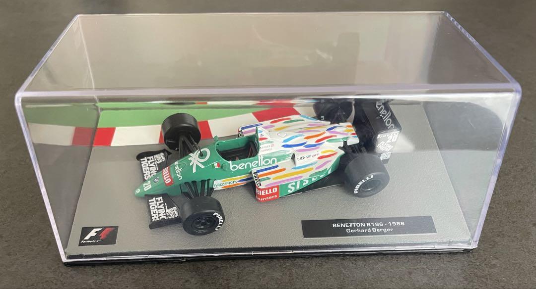 F1マシンコレクション BENETTON B186 1986 ゲルハルトベルガー