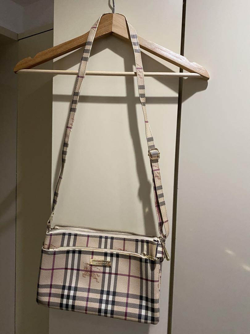 【Renka】Burberry◎チェック柄 ショルダーバッグ