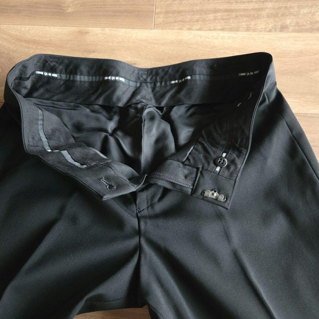 COMME CA DU MODE　黒ビジネススーツ パンツスーツ上下13号