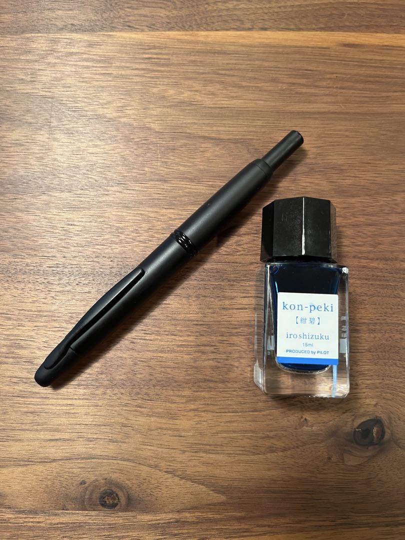 i*o様 パイロット万年筆筆キャップレス、マットブラックEF