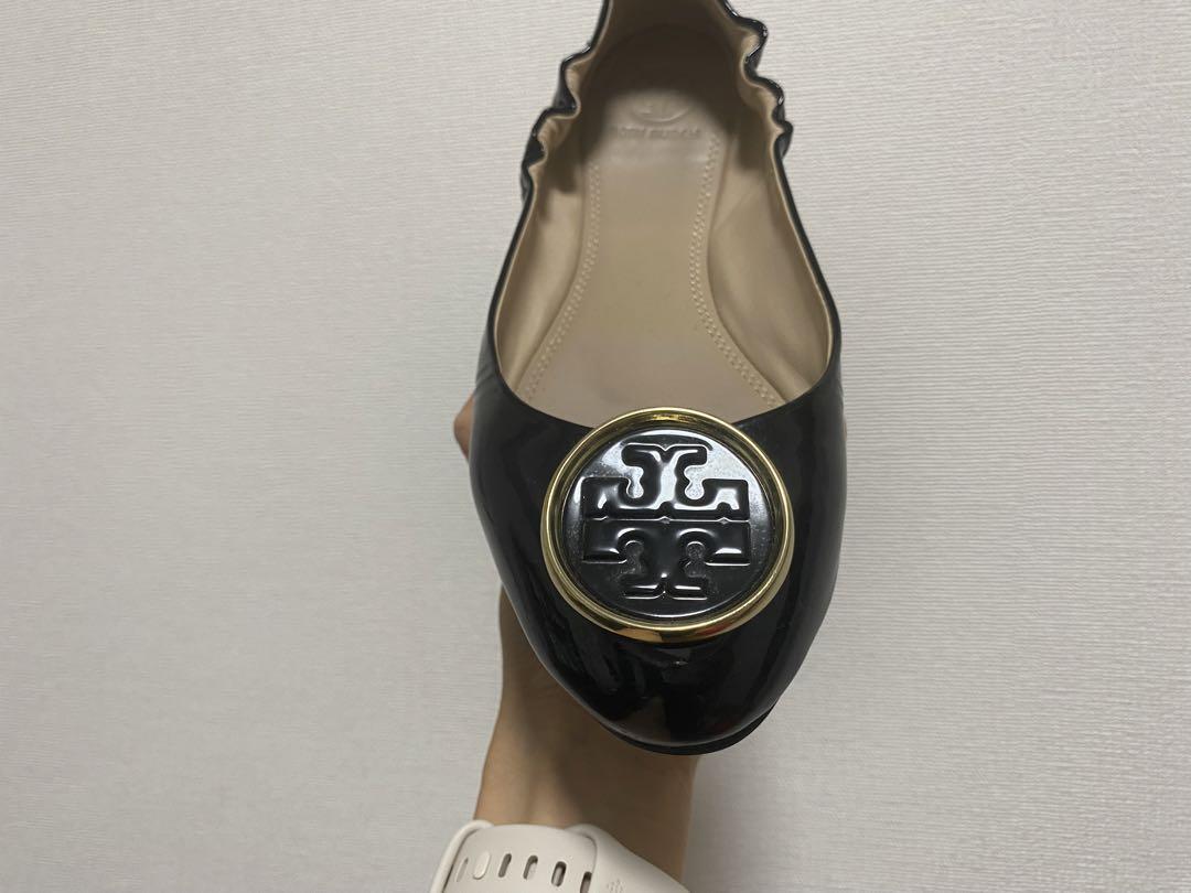 【超美品】トリーバーチ エナメルフラットシューズ サイズL 画像7