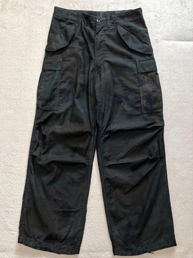 WAIPER ブラック染め 80's M-65 米軍 実物 カーゴパンツ S-R