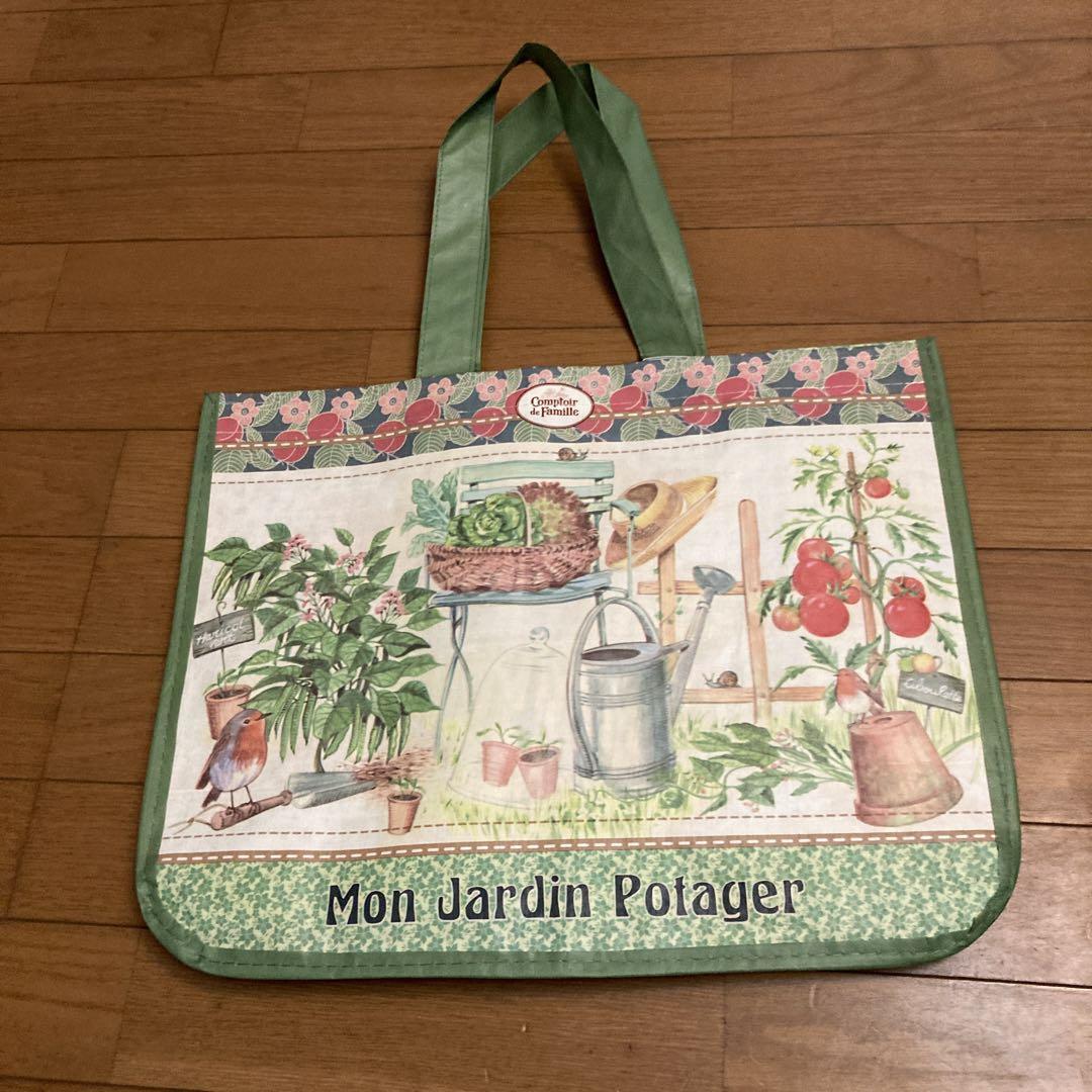 ショッピングバッグ　comptoir de famille 新品未使用　緑