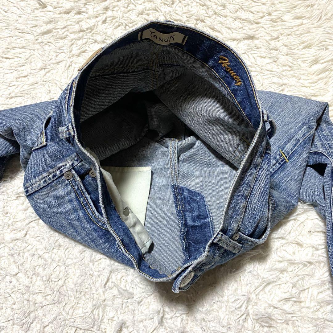 良品✨Yanuk デニム 野沢和香 コラボ Honey W24 綿 ストレッチ