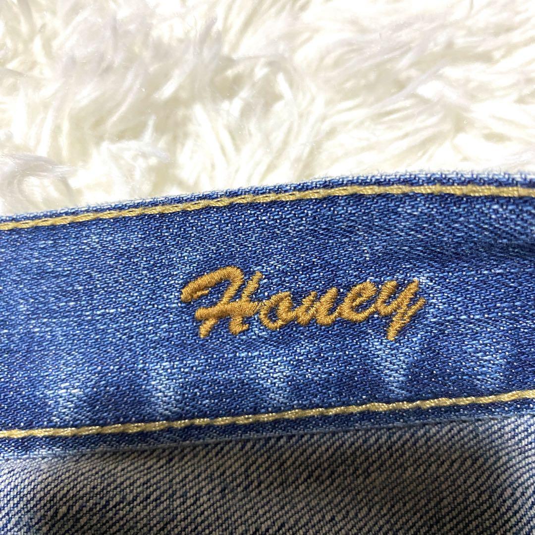 良品✨Yanuk デニム 野沢和香 コラボ Honey W24 綿 ストレッチ