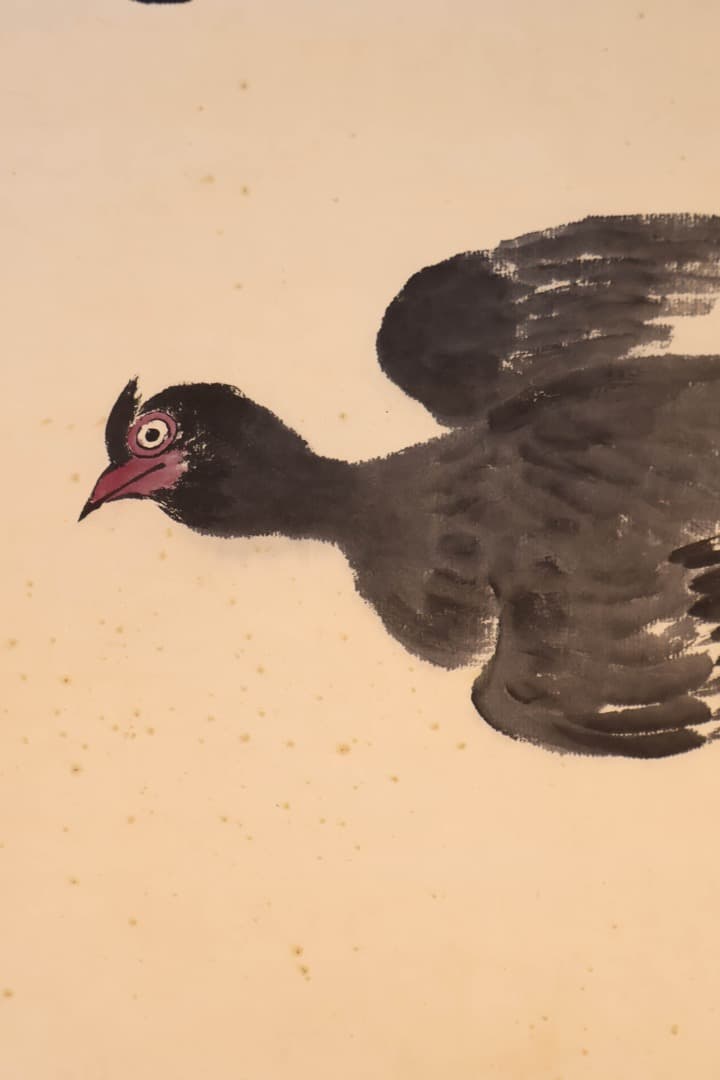 安心と信頼〈斉白石〉『鳥図』 (紙本肉筆) 絵画 | crispnclean.in