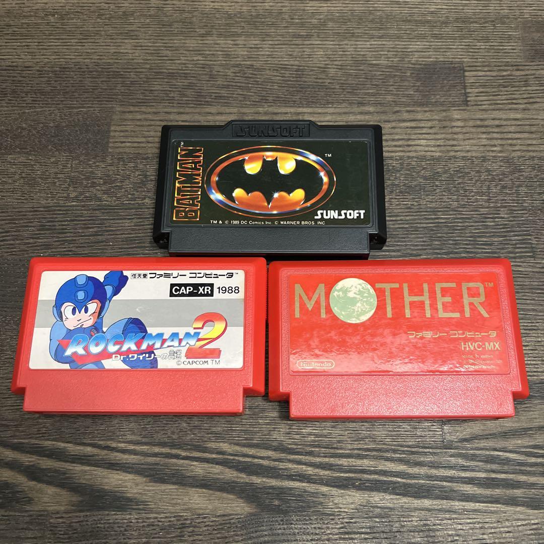 ファミコン ソフト バットマン ロックマン2 MOTHER - メルカリ