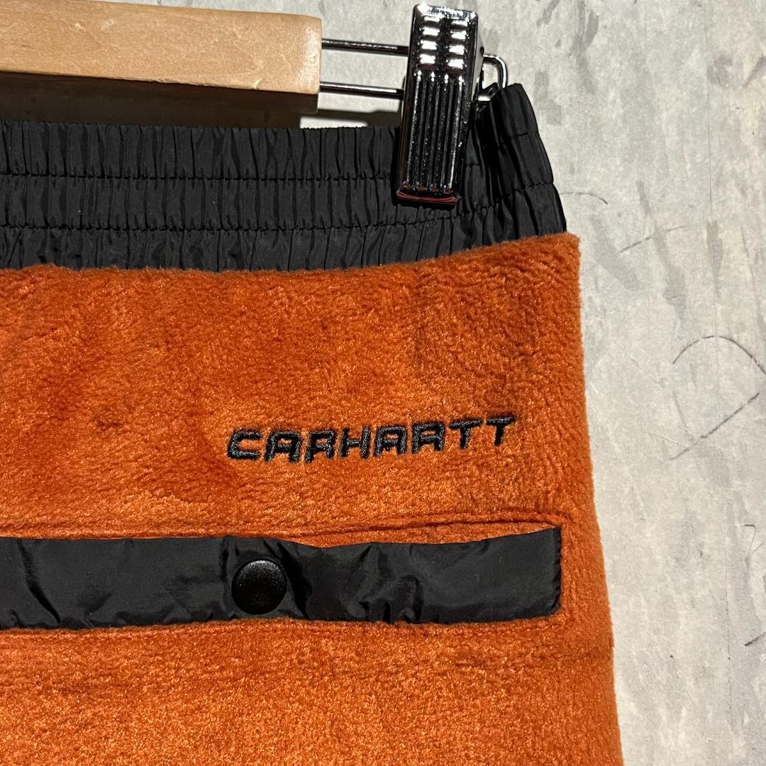 SALE 》》新品【size M】カーハート フリース パンツ オレンジ