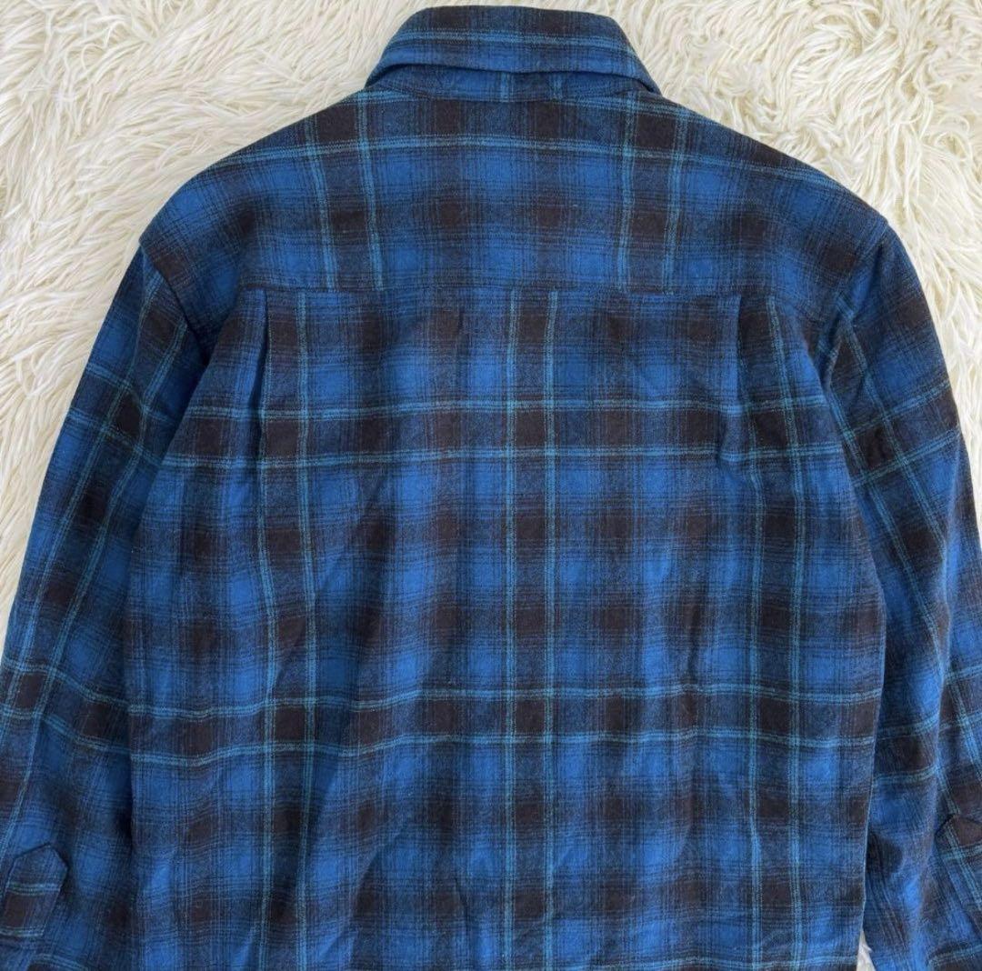 【美品】PENDLETON　ペンドルトンオンブレチェックシャツ　ブルー　ブラック