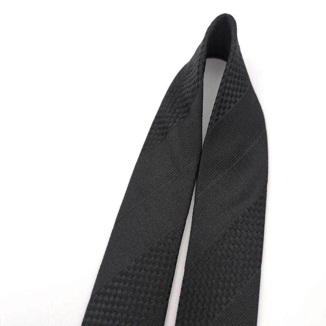【美品】ポールスミス ナロータイ ブラック 無地 ソリッド 高級【日本製】