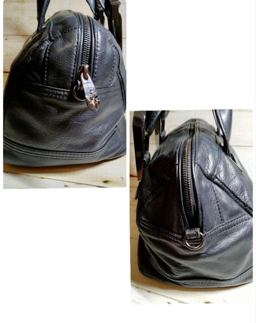 DISEL.ディーゼル 2way小型ボストンバック 本革 DISEL.ディーゼル 2way小型ボストンバック 本革