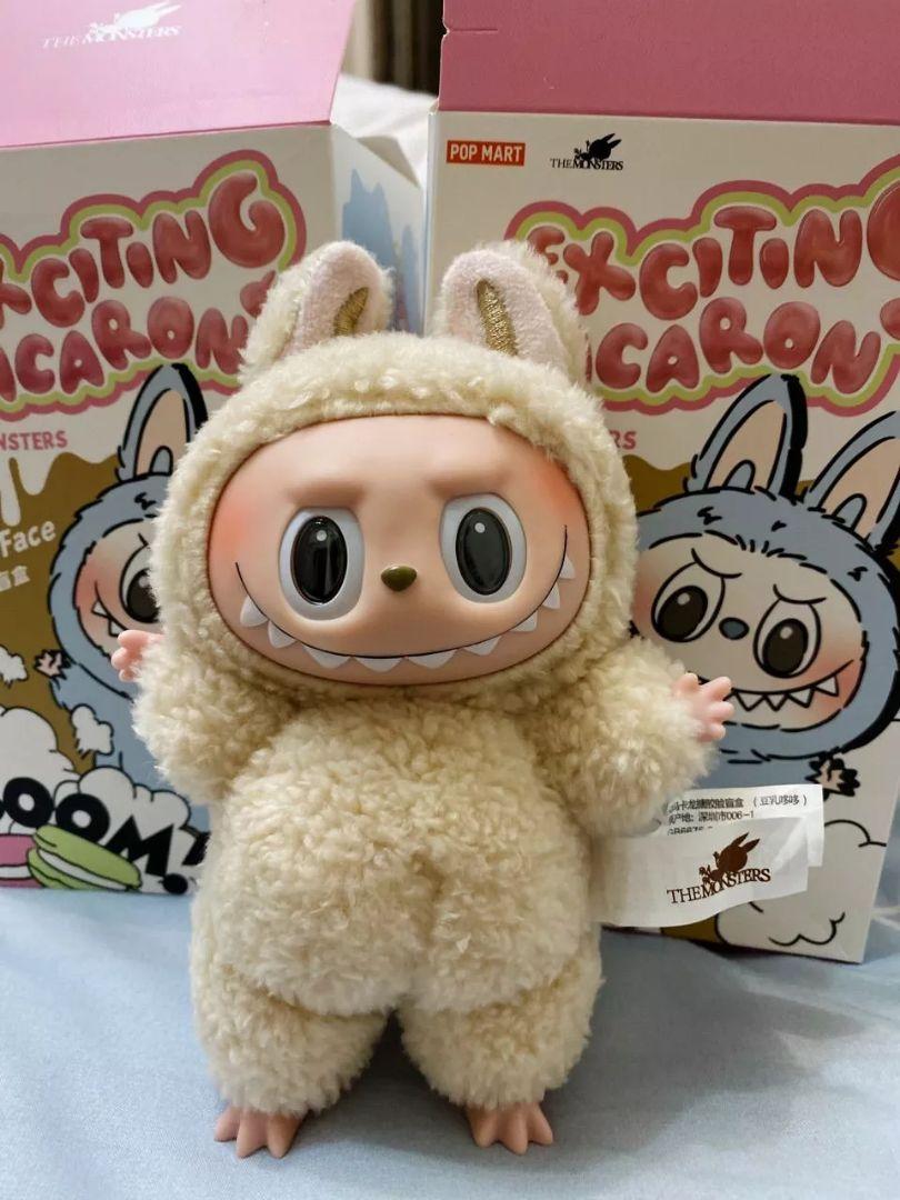 新品 POPMART LABUBU ぬいぐるみ マカロン soymilk