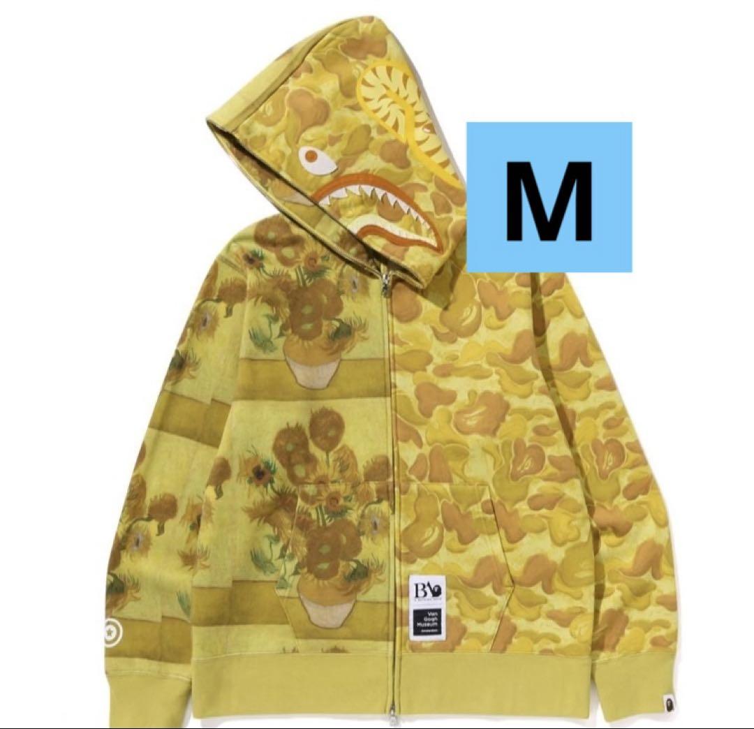 BAPE X VGM SHARK FULL ZIP HOODIE ひまわり
