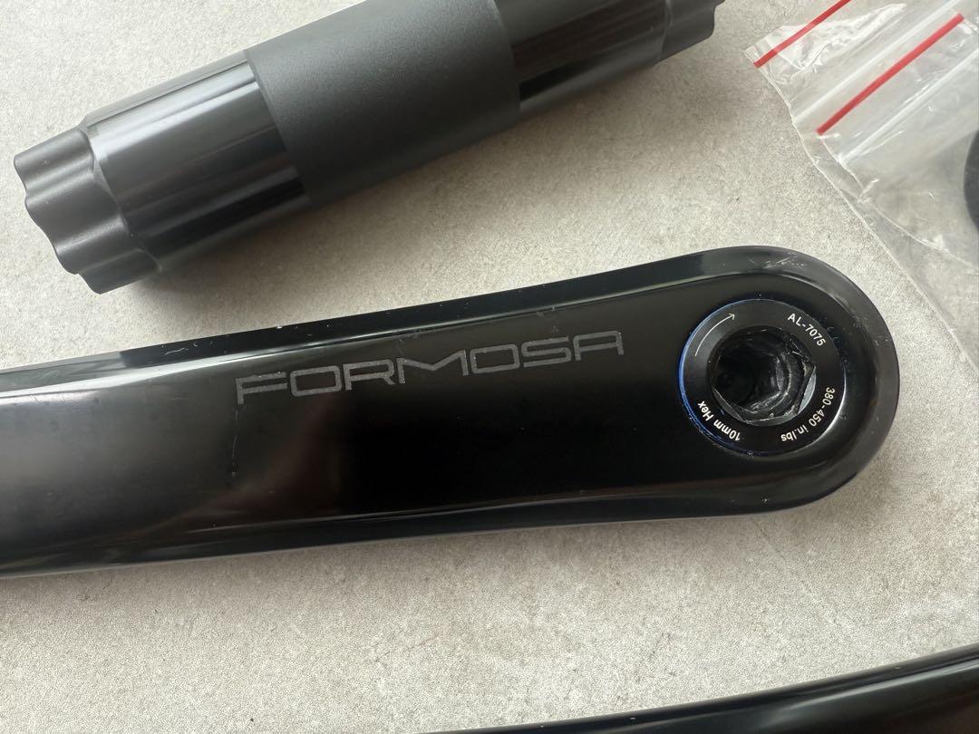 FORMOSA クランクアームセット ブラック 送料込み