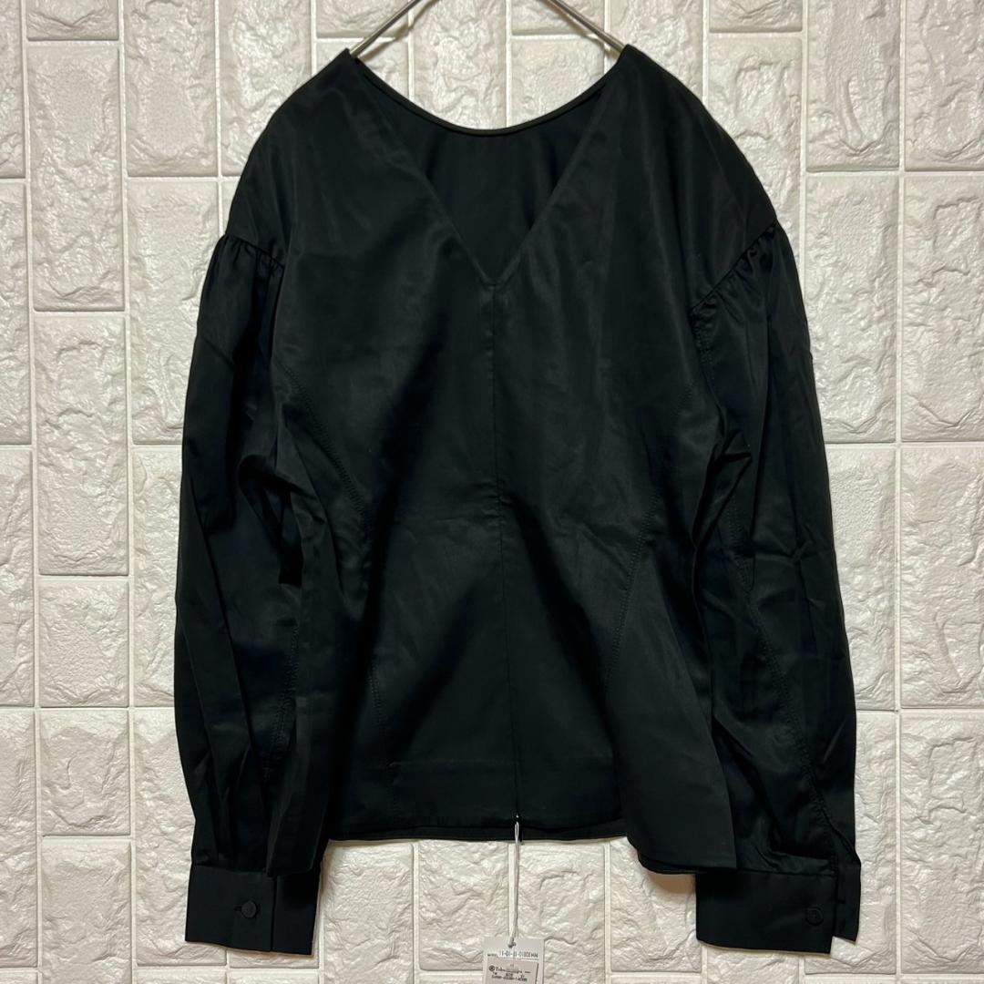 タグ付き新品✨Ballsey ブラウス 黒 36 S Ｖネック ボールジィ
