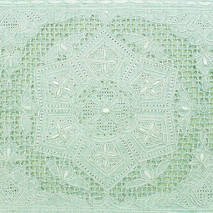 祝開店！大放出セール開催中 ワントーンの【三大刺繍】×【結城紬】 エレガントなカジュアルに 着物・浴衣