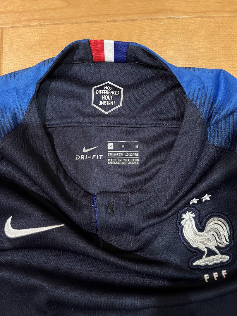 サッカー、フランス代表、ジャージ上下、海外製XL、2018年W杯