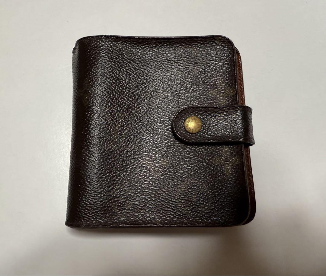 コンパクトジップ 二つ折り財布 モノグラム ルイヴィトン ジャンク