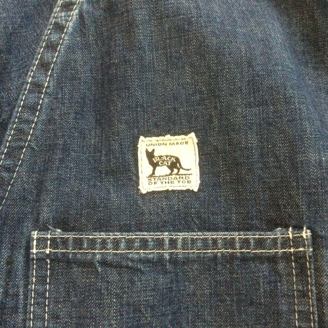 TCBジーンズ Black cat カバーオール TCBジーンズ Black cat カバーオール