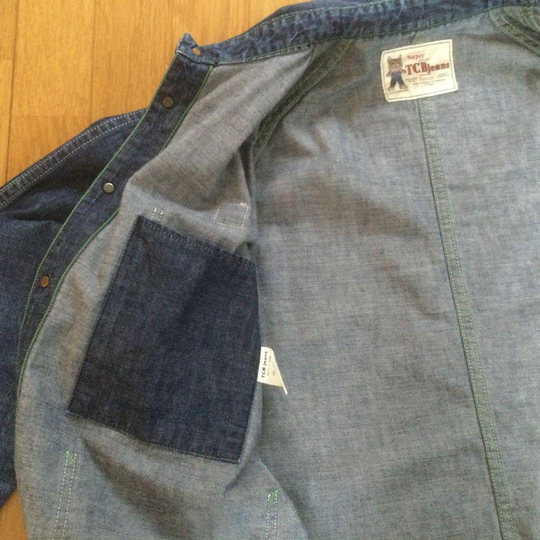 TCBジーンズ Black cat カバーオール TCBジーンズ Black cat カバーオール