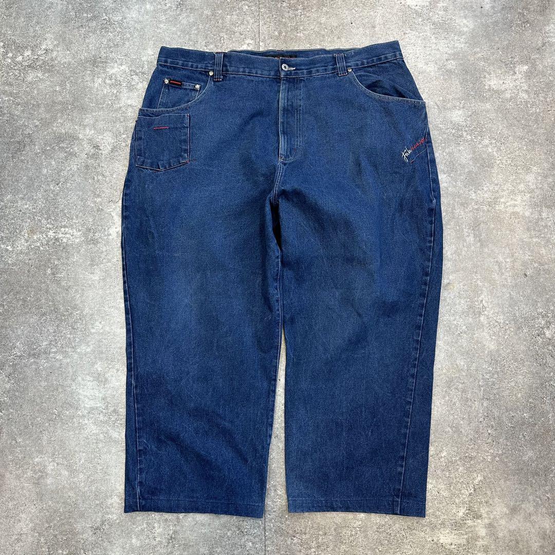 FUBU フブ 超極太 バギーデニムパンツ ワッペン W40 チカーノ B系 FUBU フブ 極太 ペインターデニムパンツ バギーパンツ | Pay ID