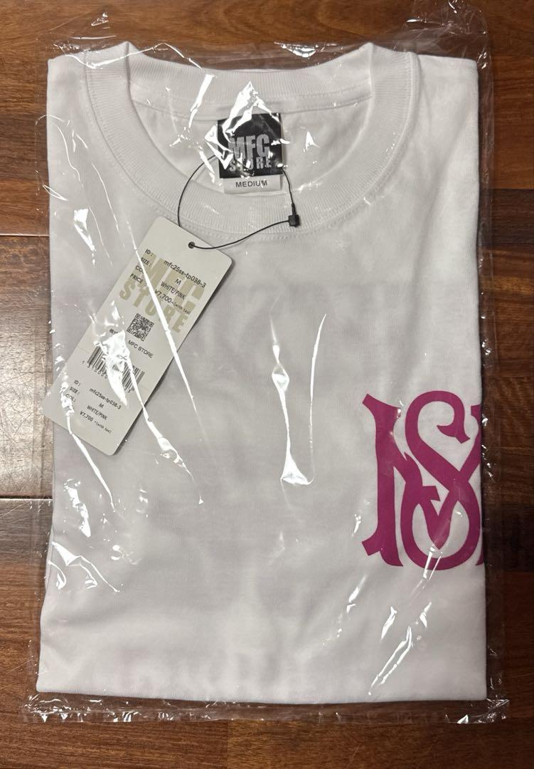 浜崎あゆみ×MFC MFC店舗限定Tシャツ　ホワイト×ピンク　 Mサイズ