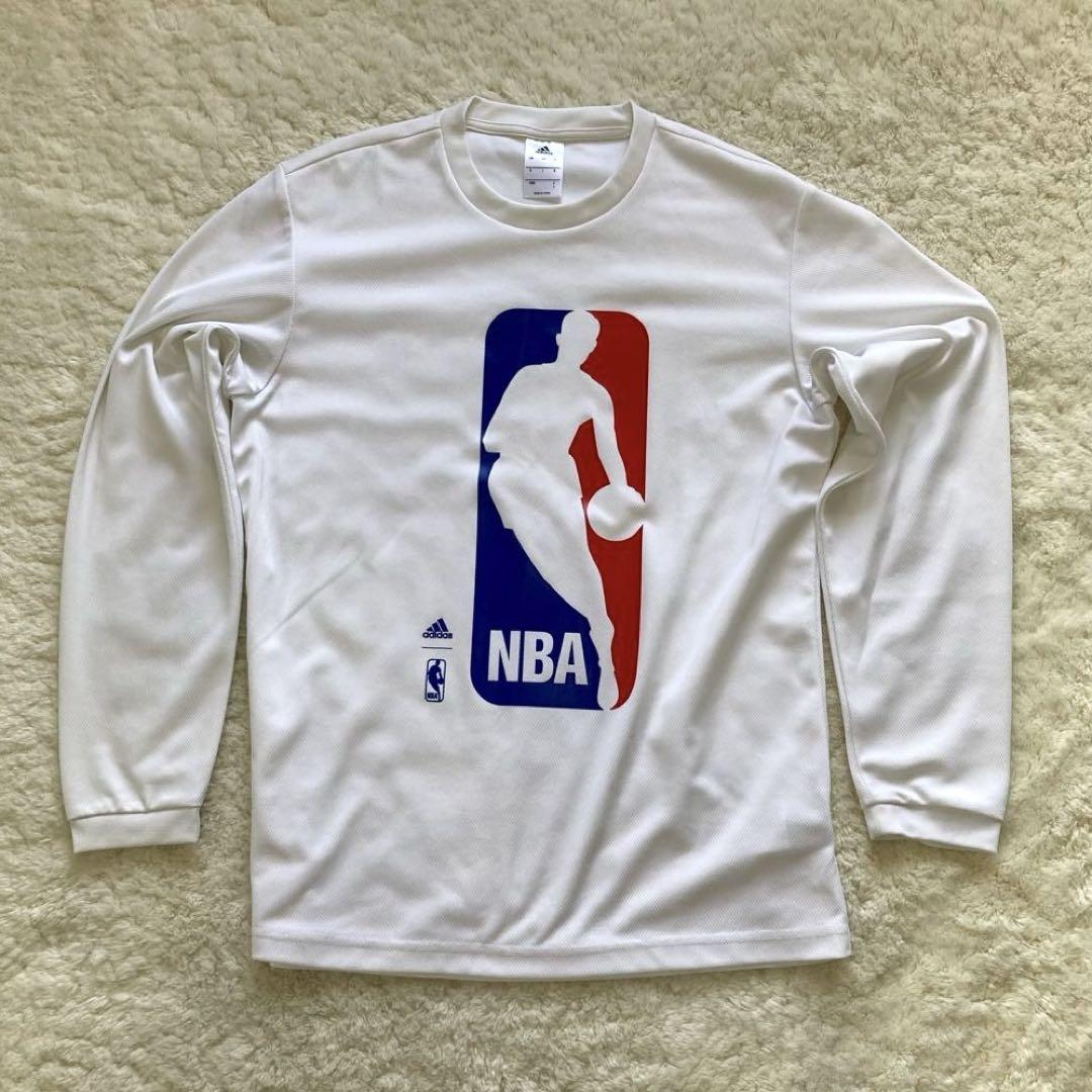 アディダス ロンT「 NBAロゴ」adidas ロングスリーブシャツ【L