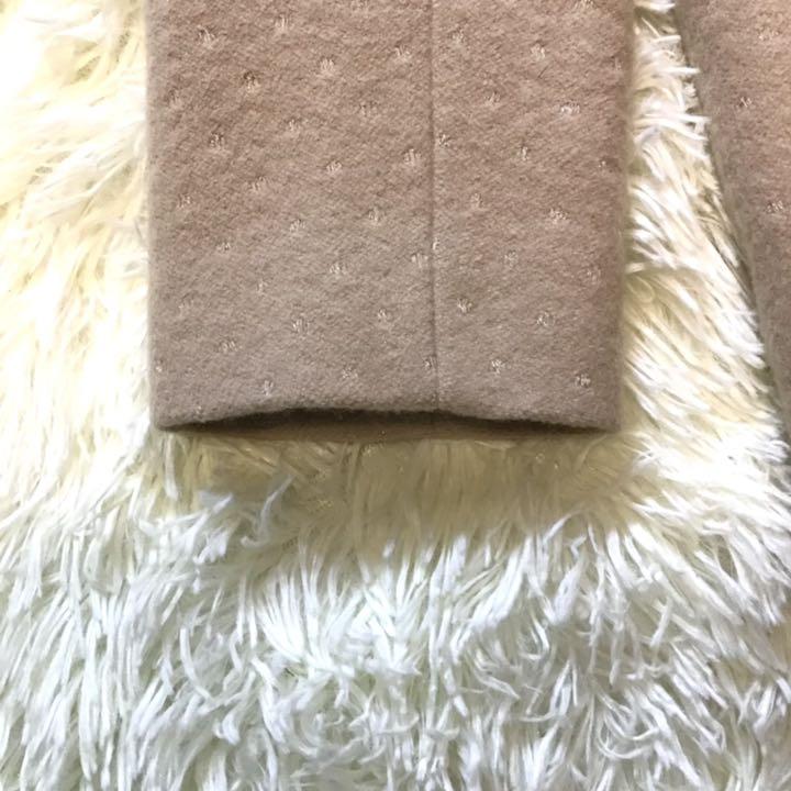 アンゴラ╤ 美品 ラメ ピンクベージュ ロングコート OKo04-m62800996579 TOCCA アンゴラ混 ふんわり はございま