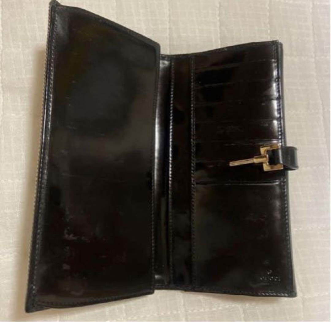 希少]GUCCIジャギー金具長財布