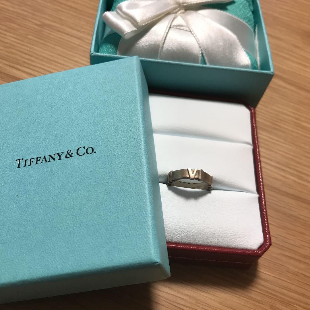 TIFFANIY ティファニー アトラス リング 指輪 8号 9号TIFFANY