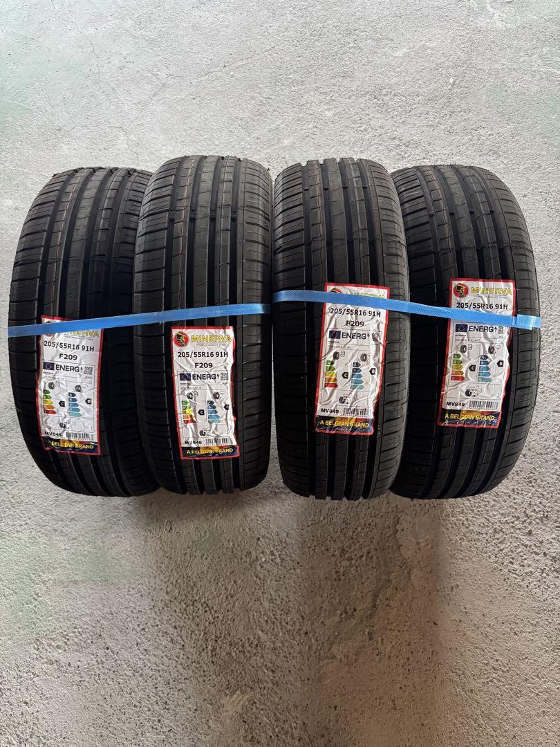 ②新品 205/55R16 サマータイヤ MINERVA F209 4本セット