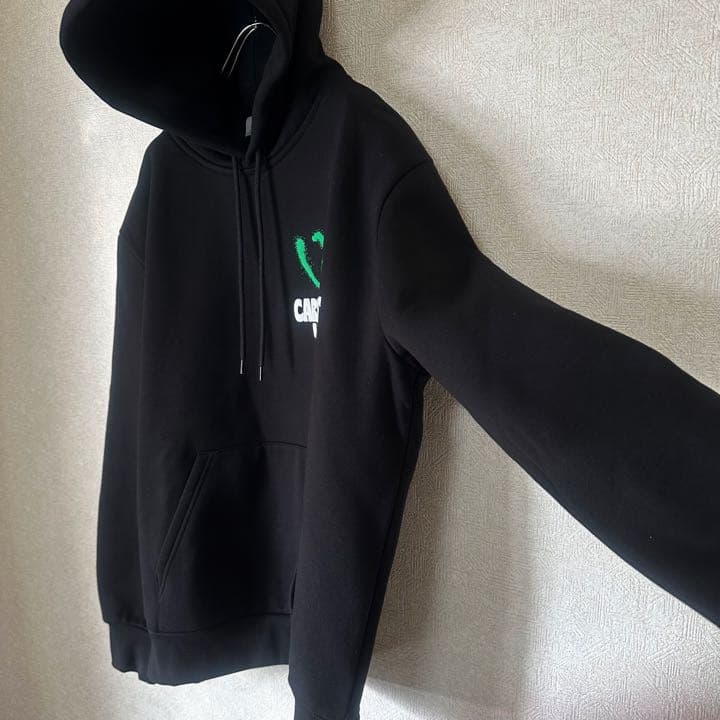 カーハート WIP パーカー スウェット フーディー スマイリー 裏起毛 M