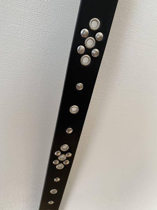 つのアクセ LEMAIRE 20aw Studs Belt black ohU0C-m62807547221 につければ