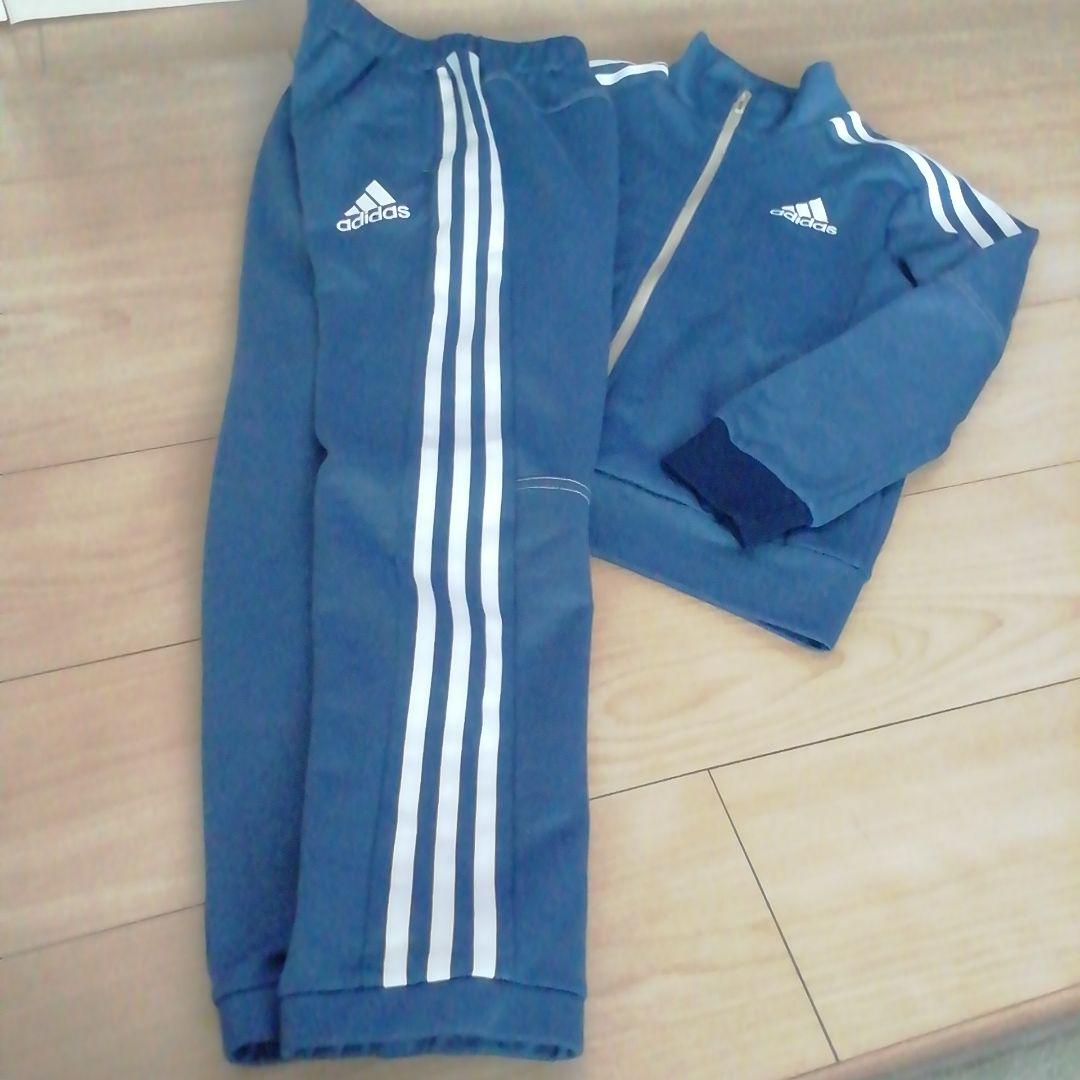 【上品】 ジャージ adidas 青 メルカリ - 3本ライン上下セット トップス