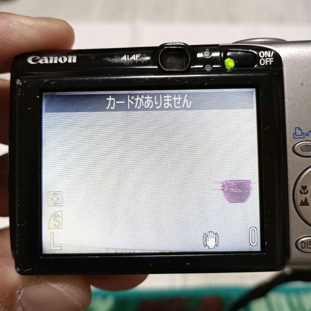 値下げ❢　Canon IXY800IS デジカメ　動作確認済　シルバー　中古