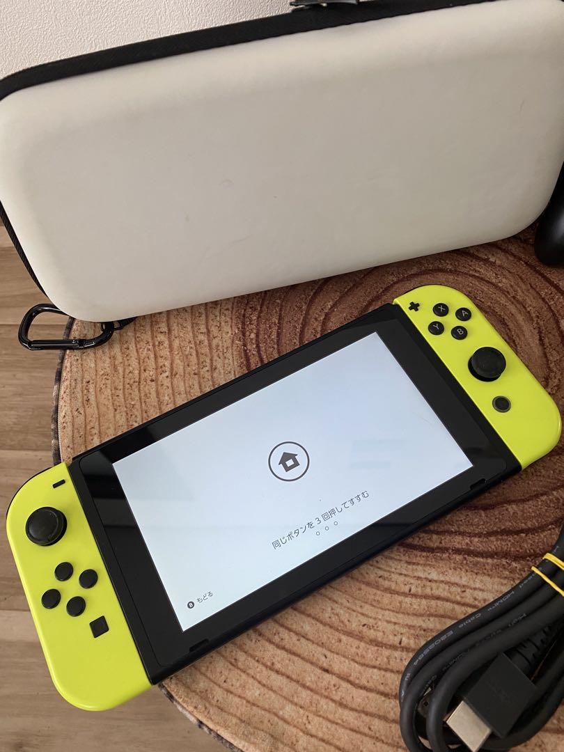 Nintendo Switch ニンテンドースイッチ本体 YEL 箱無し - メルカリ