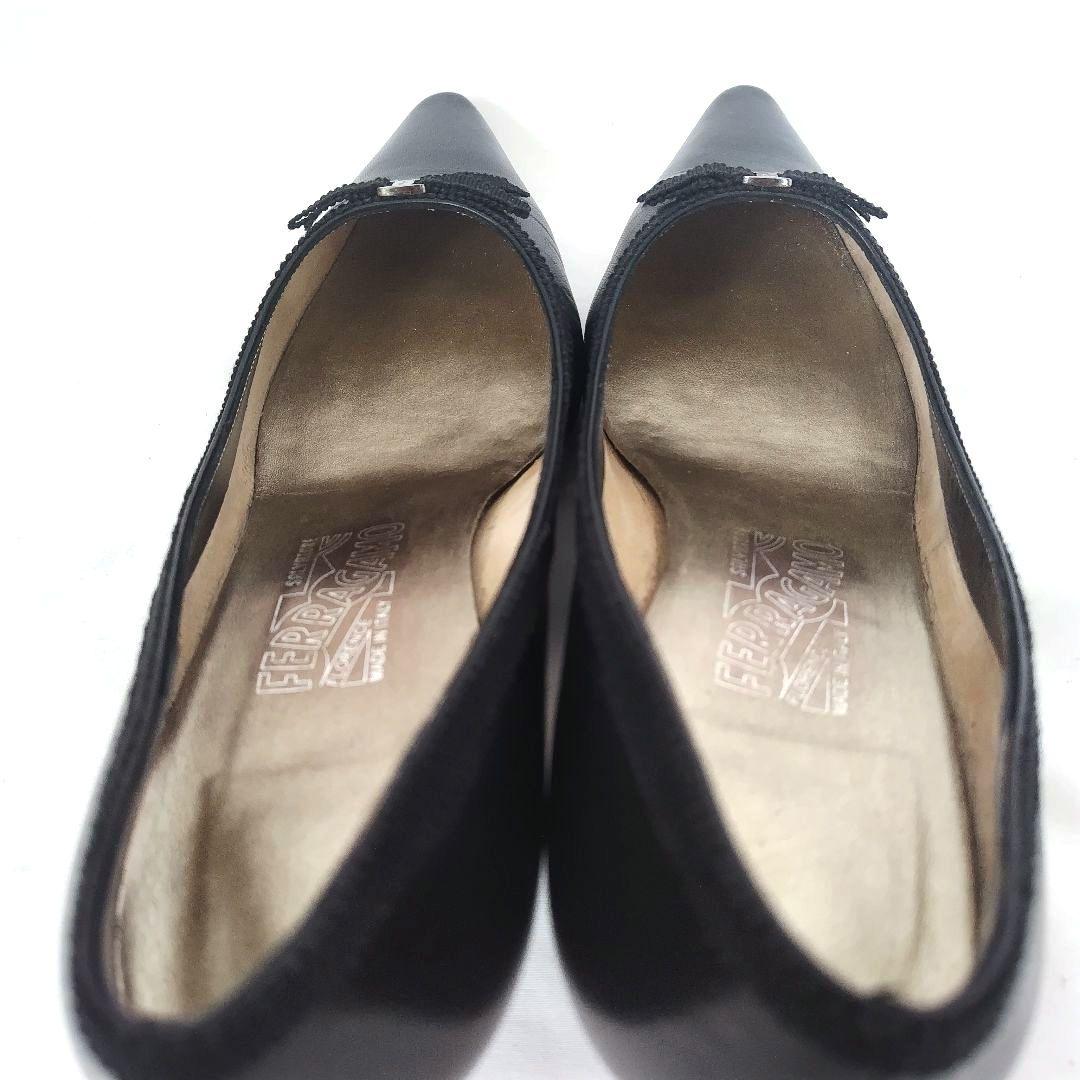 モデルサイズ☆美品❤箱付☆フェラガモ【Ferragamo】ヴァラリボン パンプス