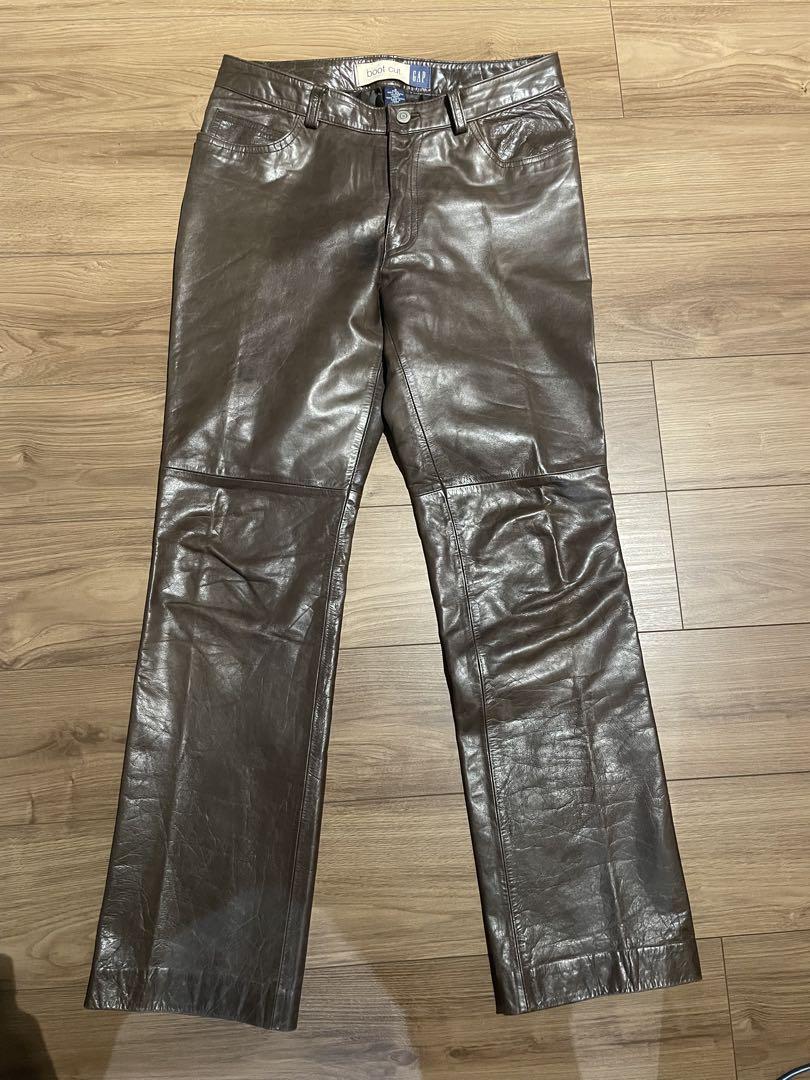 90s old gap レザーパンツ